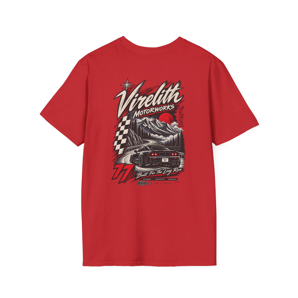 Venetta Retro Script T-Shirt | Vintage Chest Logo Graphic Tee