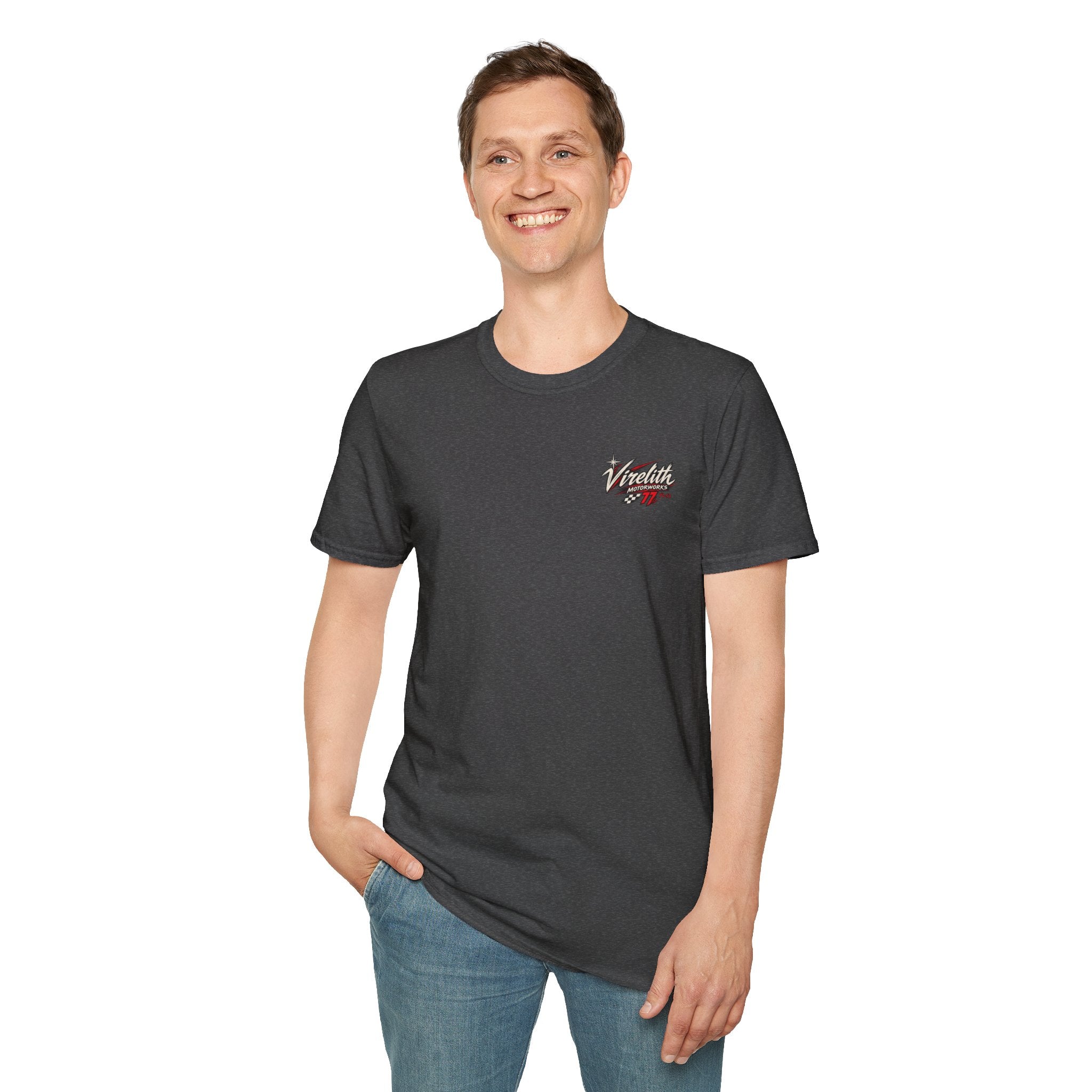 Venetta Retro Script T-Shirt | Vintage Chest Logo Graphic Tee
