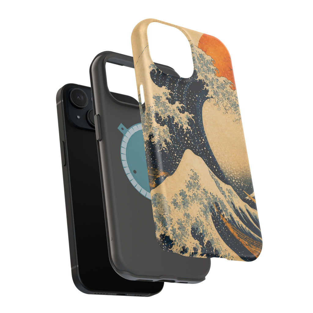 The Great Wave Phone Case — Magnetic Impact-Resistant iPhone Cover