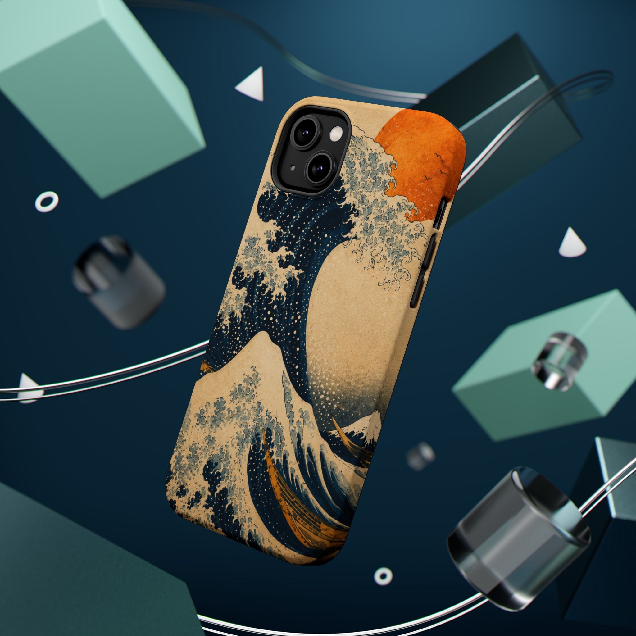 The Great Wave Phone Case — Magnetic Impact-Resistant iPhone Cover