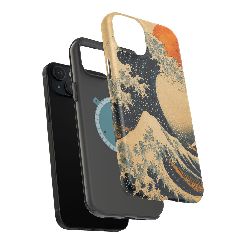 The Great Wave Phone Case — Magnetic Impact-Resistant iPhone Cover