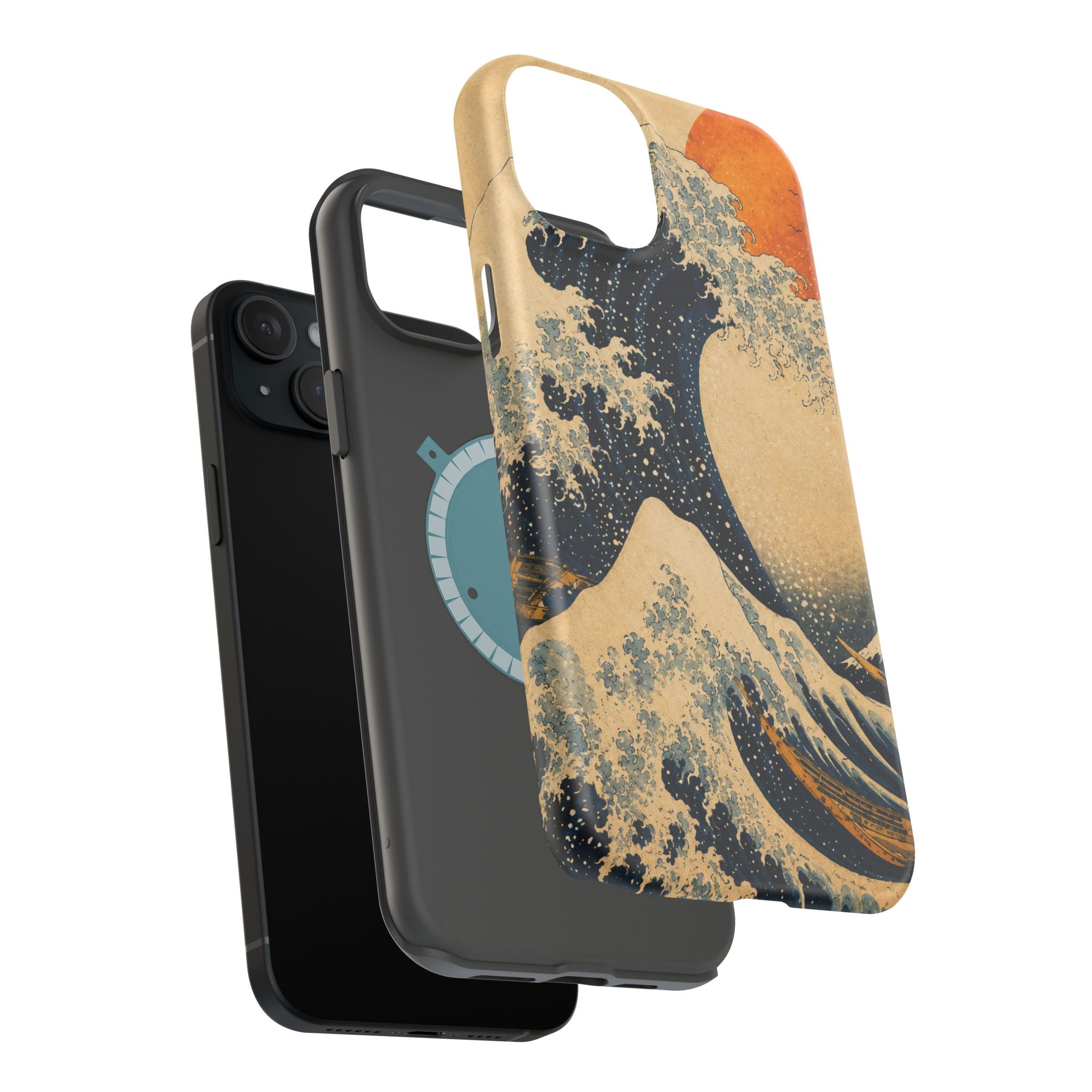 The Great Wave Phone Case — Magnetic Impact-Resistant iPhone Cover
