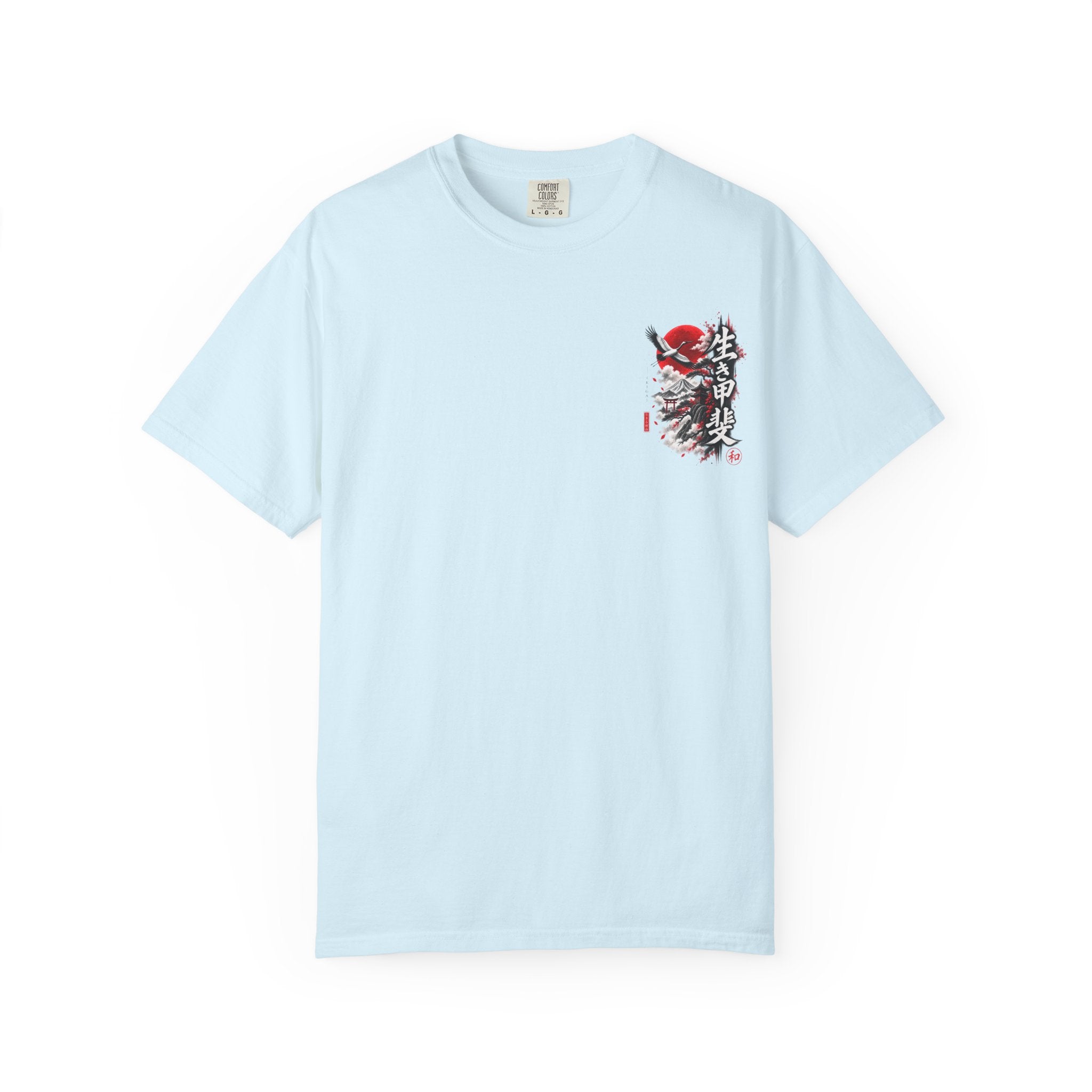 Japanese Ronin Graphic Tee - Lone Wanderer & Red Sun Vintage Streetwear