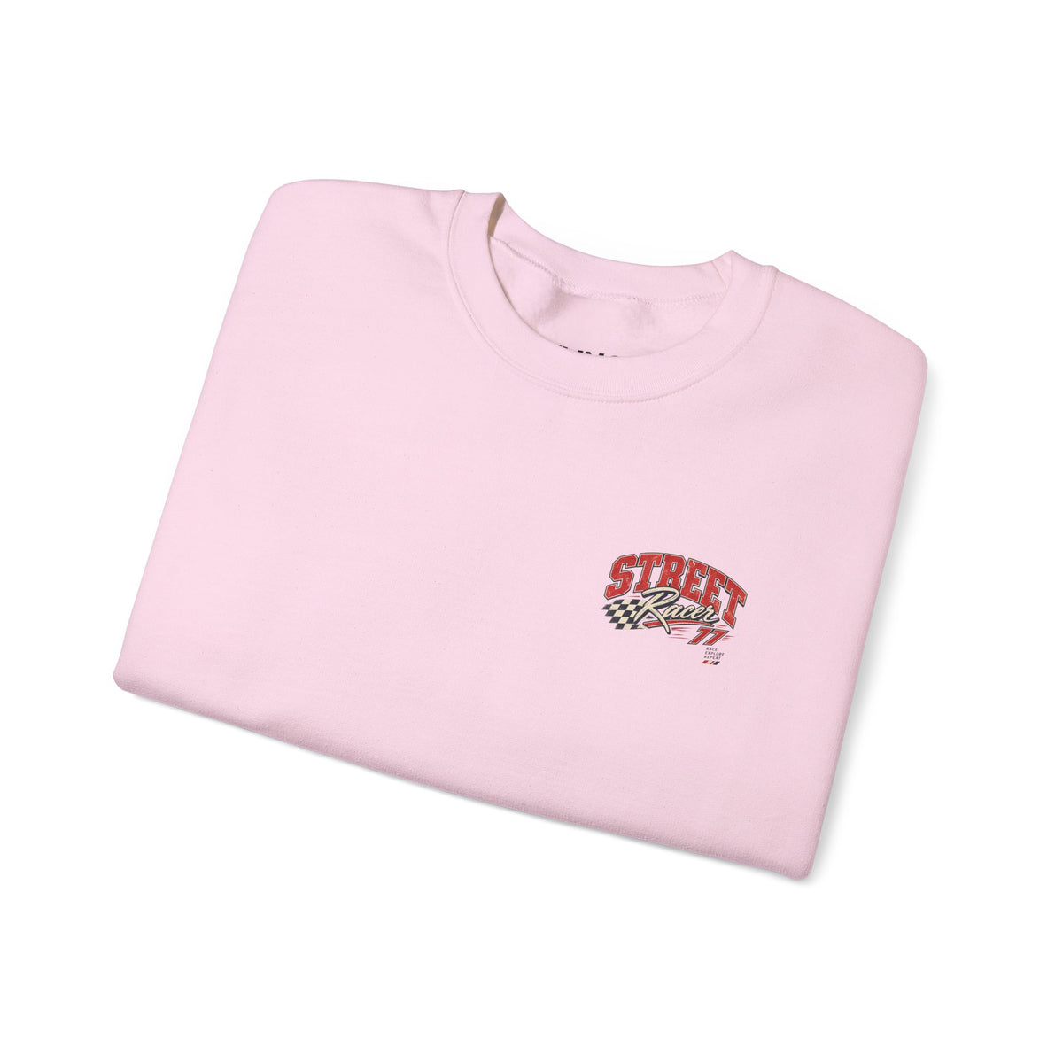 Street Racer Crewneck Sweatshirt — Vintage Car Racing Graphic