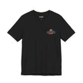 California Coast Pocket Tee — Retro Palm Surf Graphic