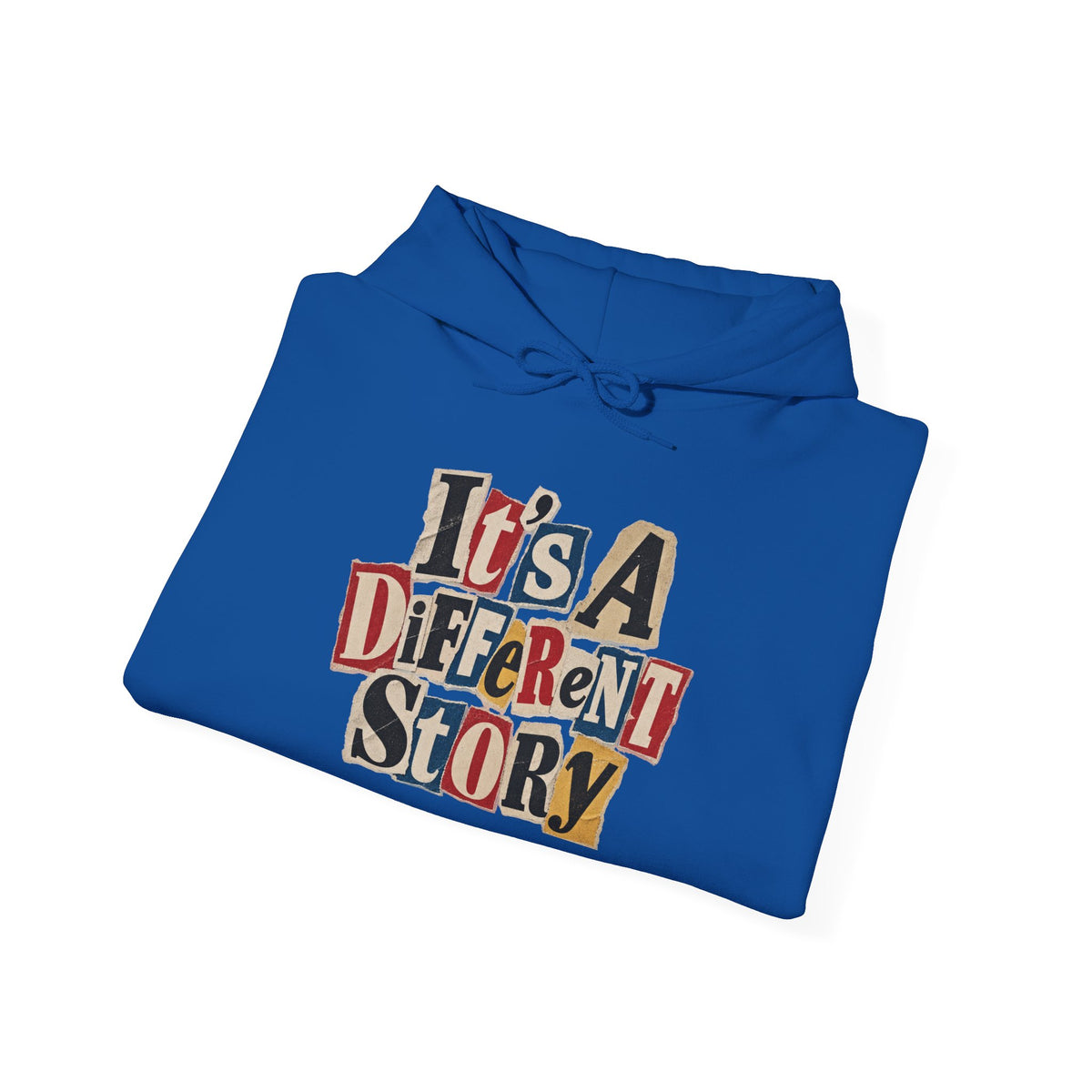 It's A Different Story Hoodie – Retro Ransom-Style Graphic Pullover