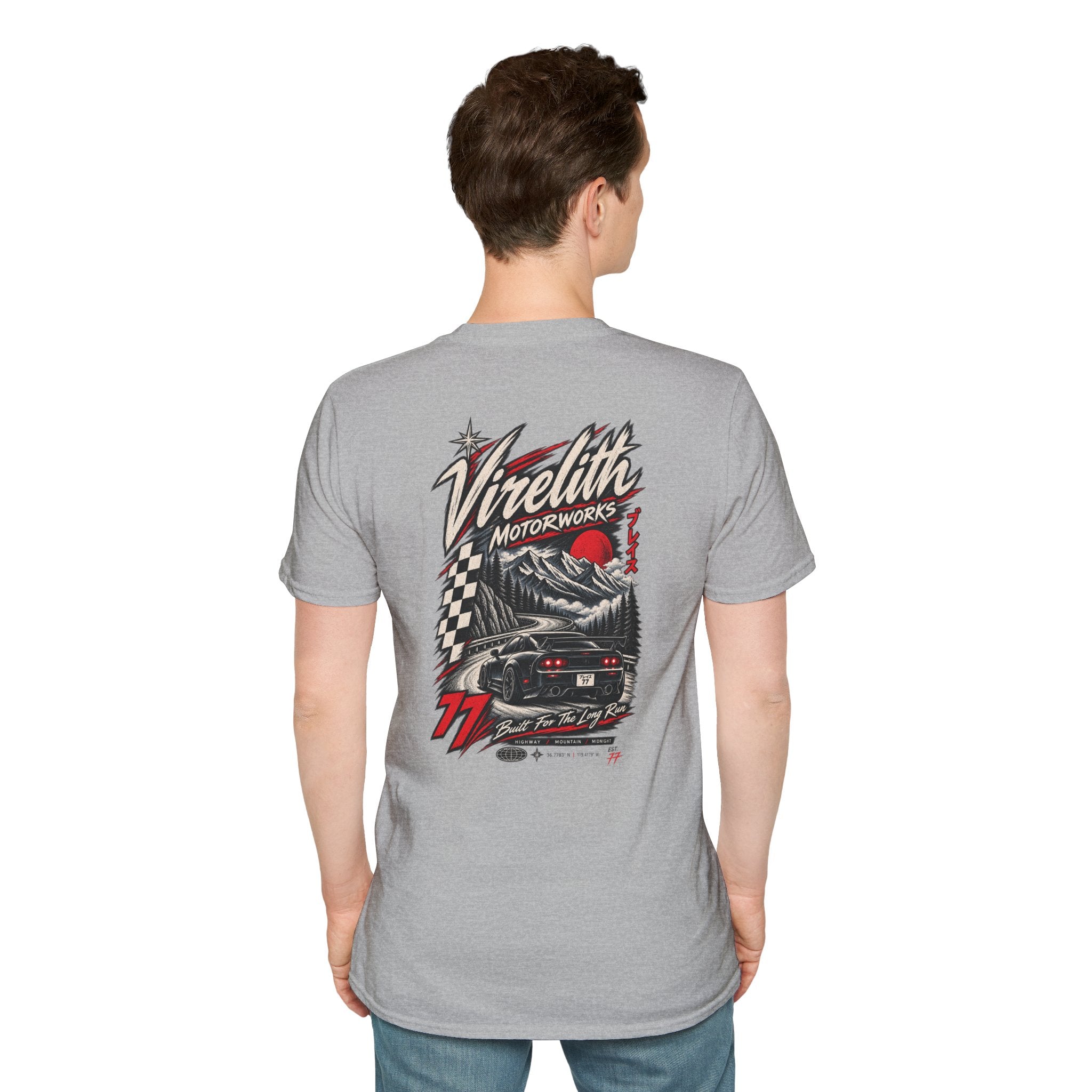 Venetta Retro Script T-Shirt | Vintage Chest Logo Graphic Tee