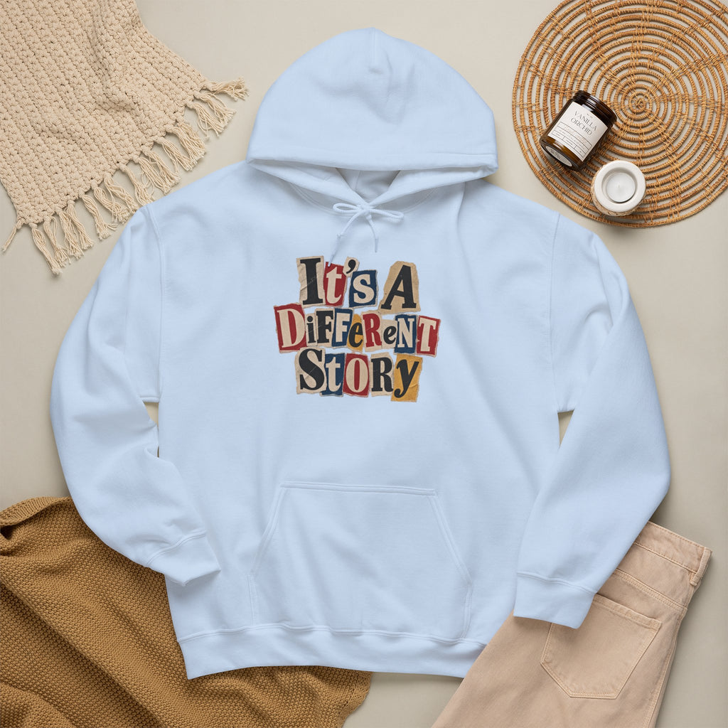 It's A Different Story Hoodie – Retro Ransom-Style Graphic Pullover