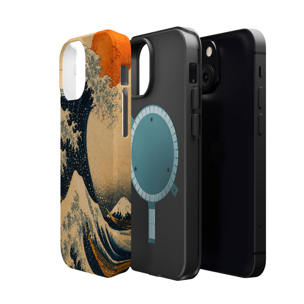 The Great Wave Phone Case — Magnetic Impact-Resistant iPhone Cover