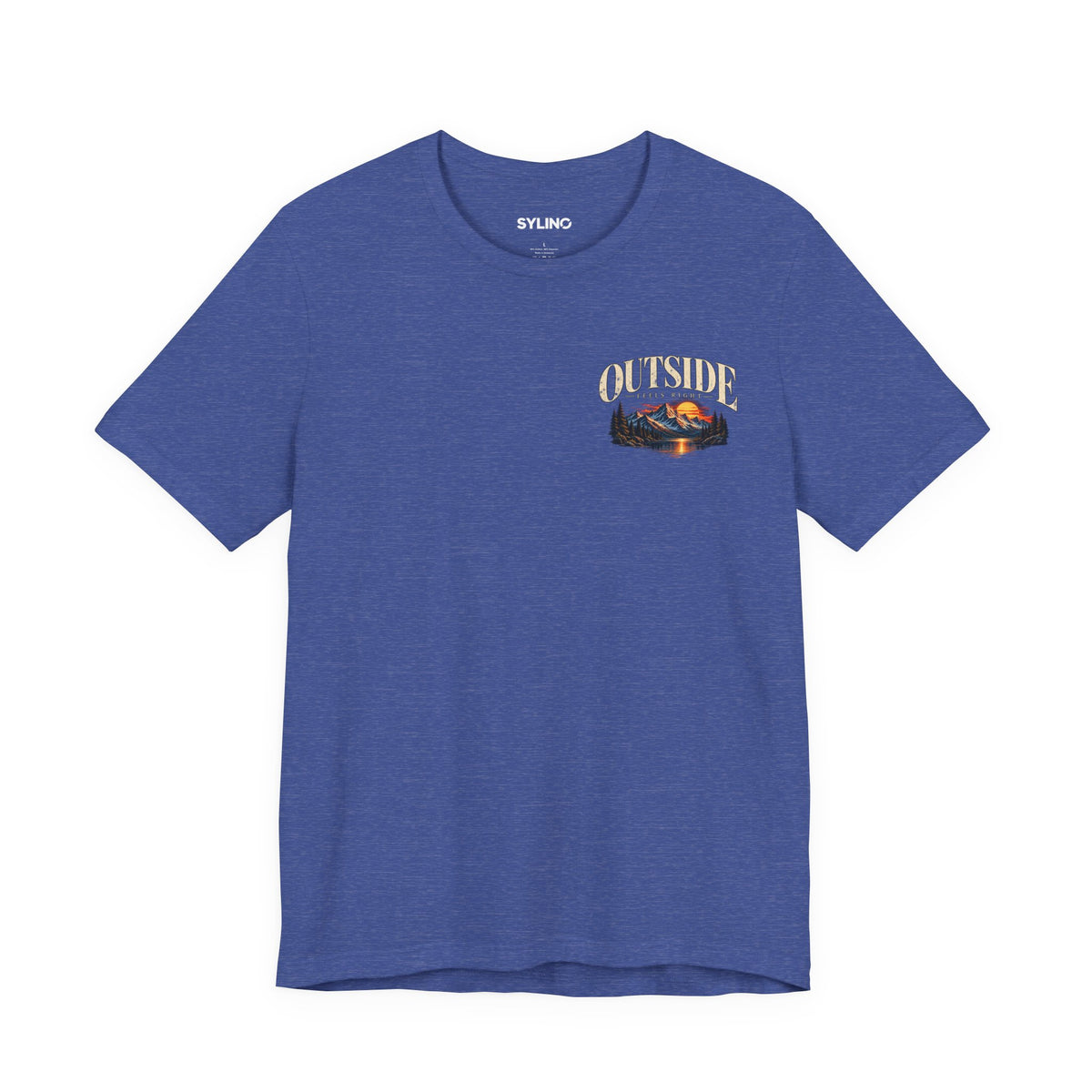 Outdoor Vibes Tee — Mountain Sunset Graphic T-Shirt