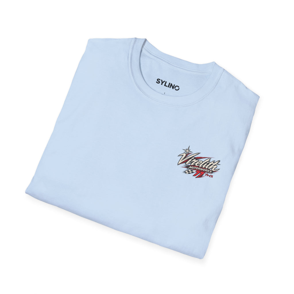 Venetta Retro Script T-Shirt | Vintage Chest Logo Graphic Tee