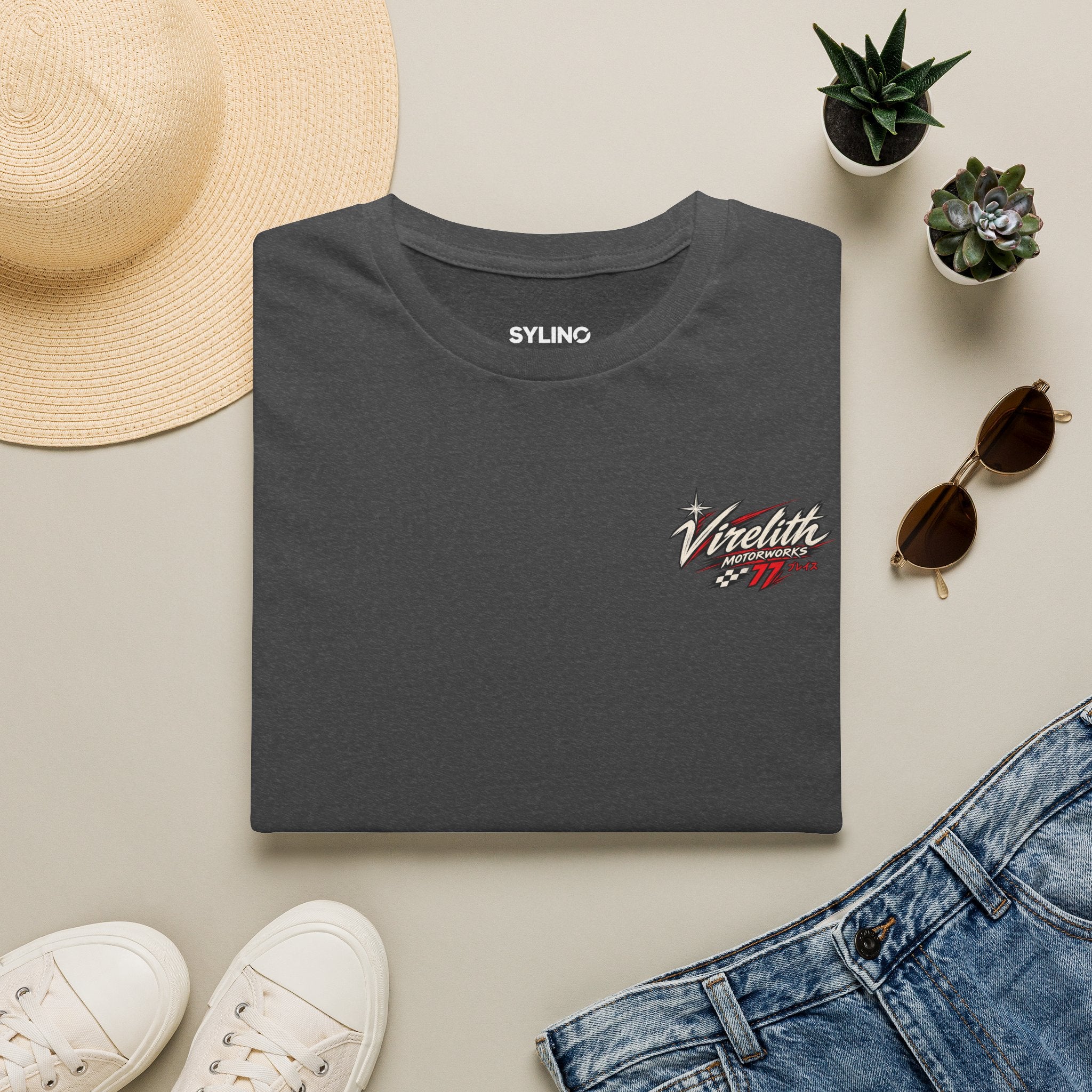 Venetta Retro Script T-Shirt | Vintage Chest Logo Graphic Tee