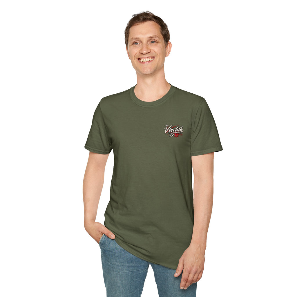 Venetta Retro Script T-Shirt | Vintage Chest Logo Graphic Tee
