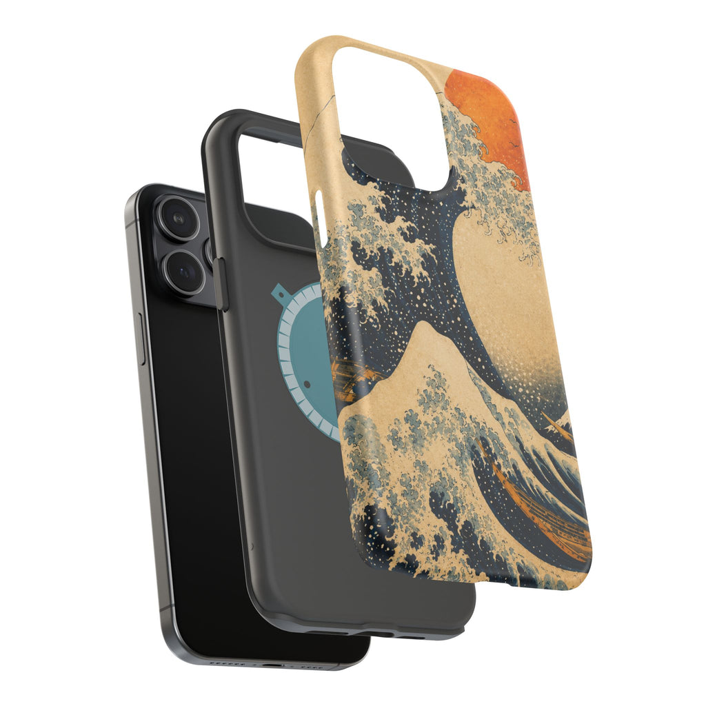The Great Wave Phone Case — Magnetic Impact-Resistant iPhone Cover