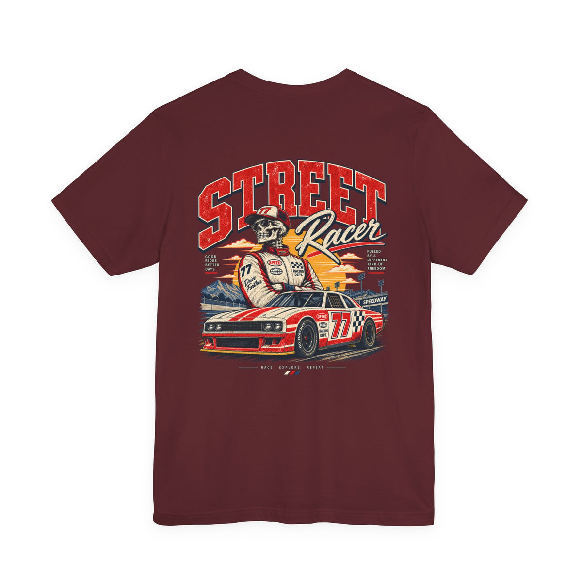 Street Speed T-Shirt — Vintage Racing Graphic