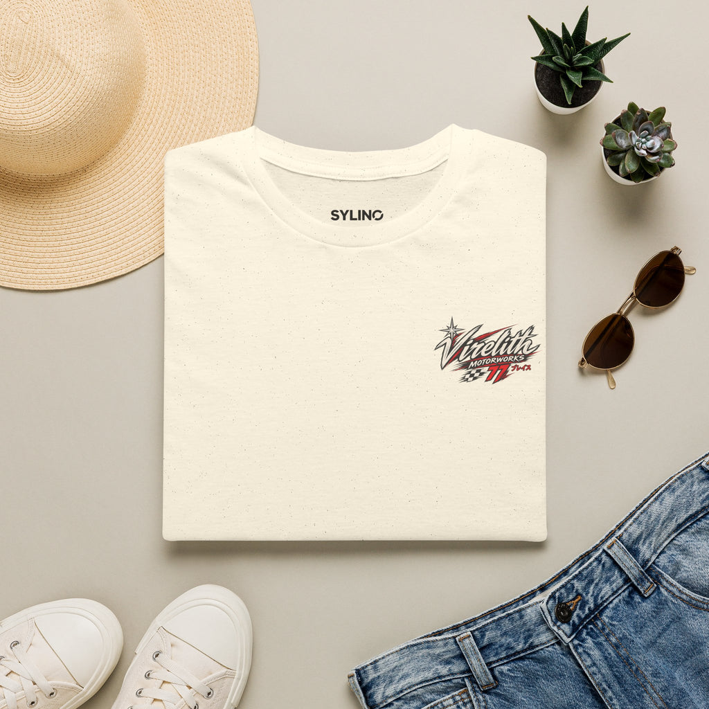 Venetta Retro Script T-Shirt | Vintage Chest Logo Graphic Tee
