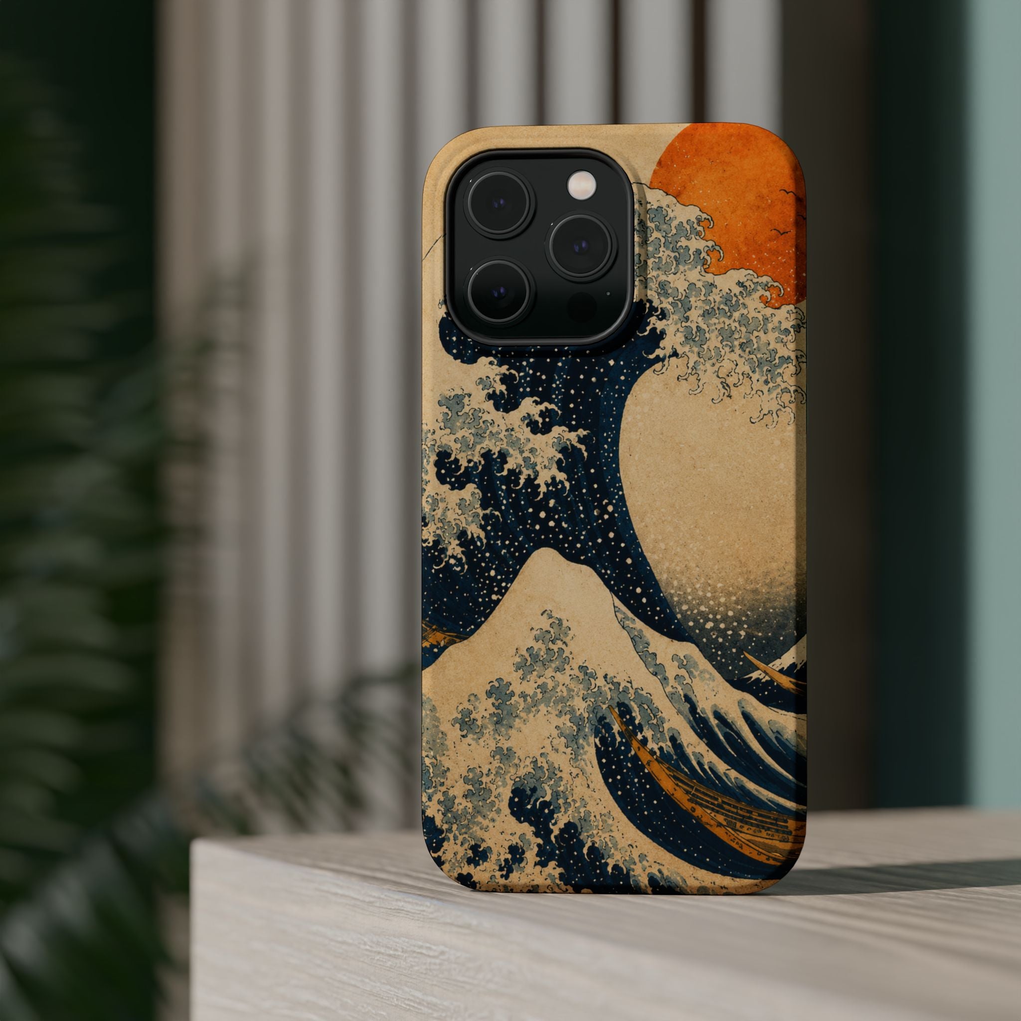 The Great Wave Phone Case — Magnetic Impact-Resistant iPhone Cover