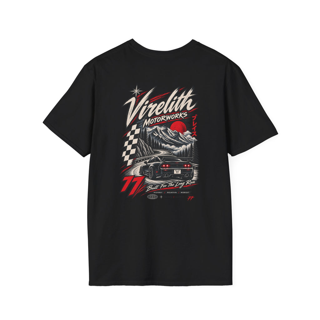 Venetta Retro Script T-Shirt | Vintage Chest Logo Graphic Tee