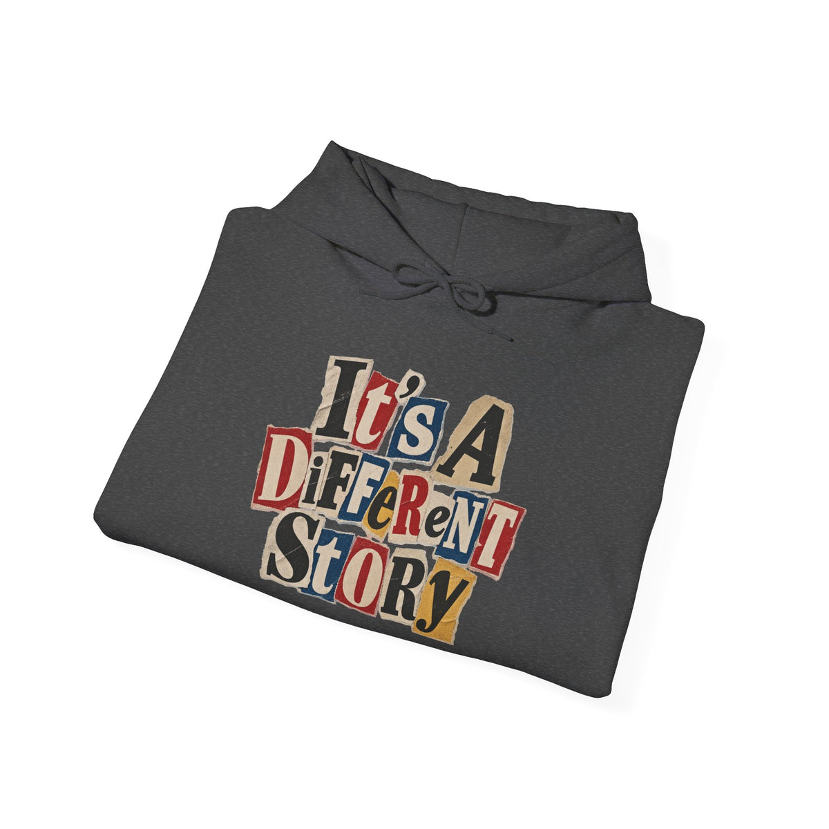 It's A Different Story Hoodie – Retro Ransom-Style Graphic Pullover