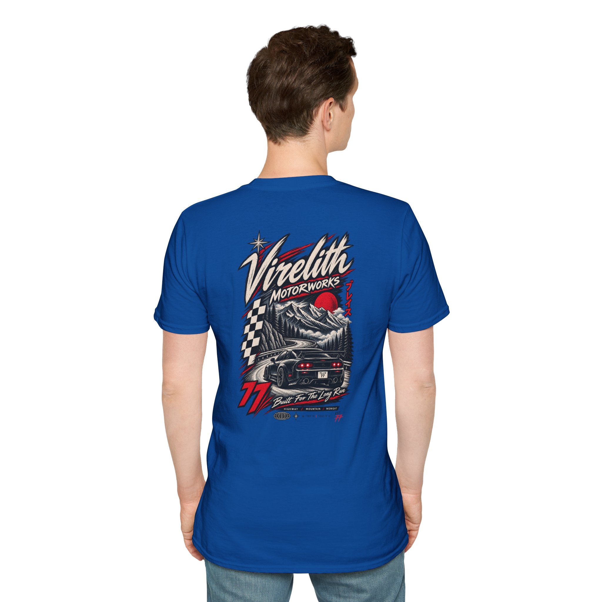 Venetta Retro Script T-Shirt | Vintage Chest Logo Graphic Tee