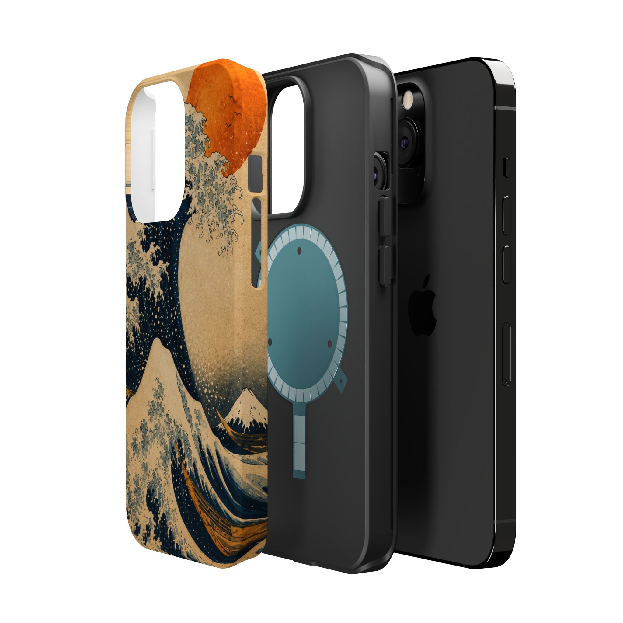 The Great Wave Phone Case — Magnetic Impact-Resistant iPhone Cover