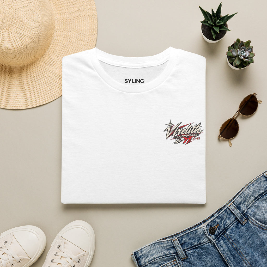 Venetta Retro Script T-Shirt | Vintage Chest Logo Graphic Tee