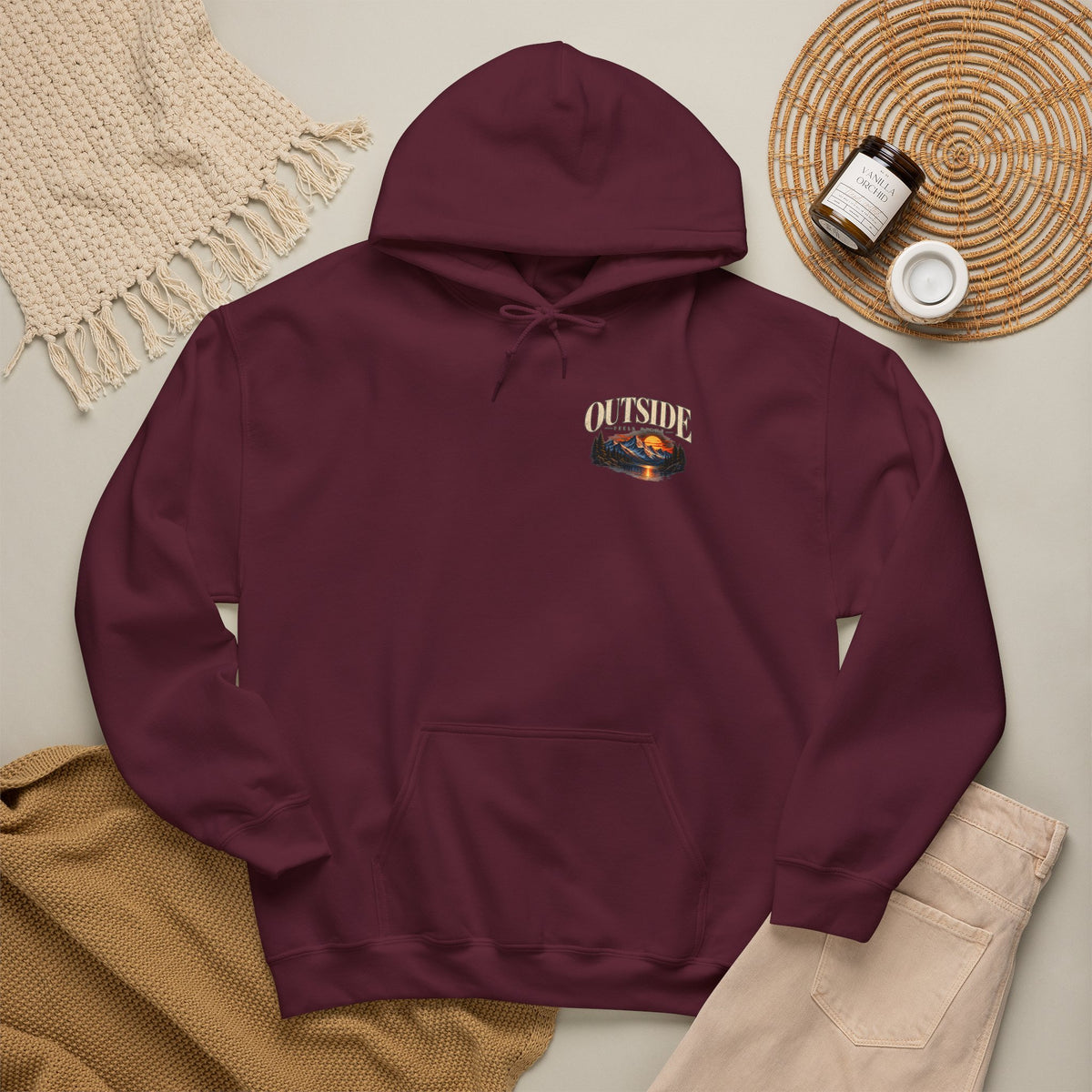 Life is a Journey Hoodie — Retro Camper Van Graphic