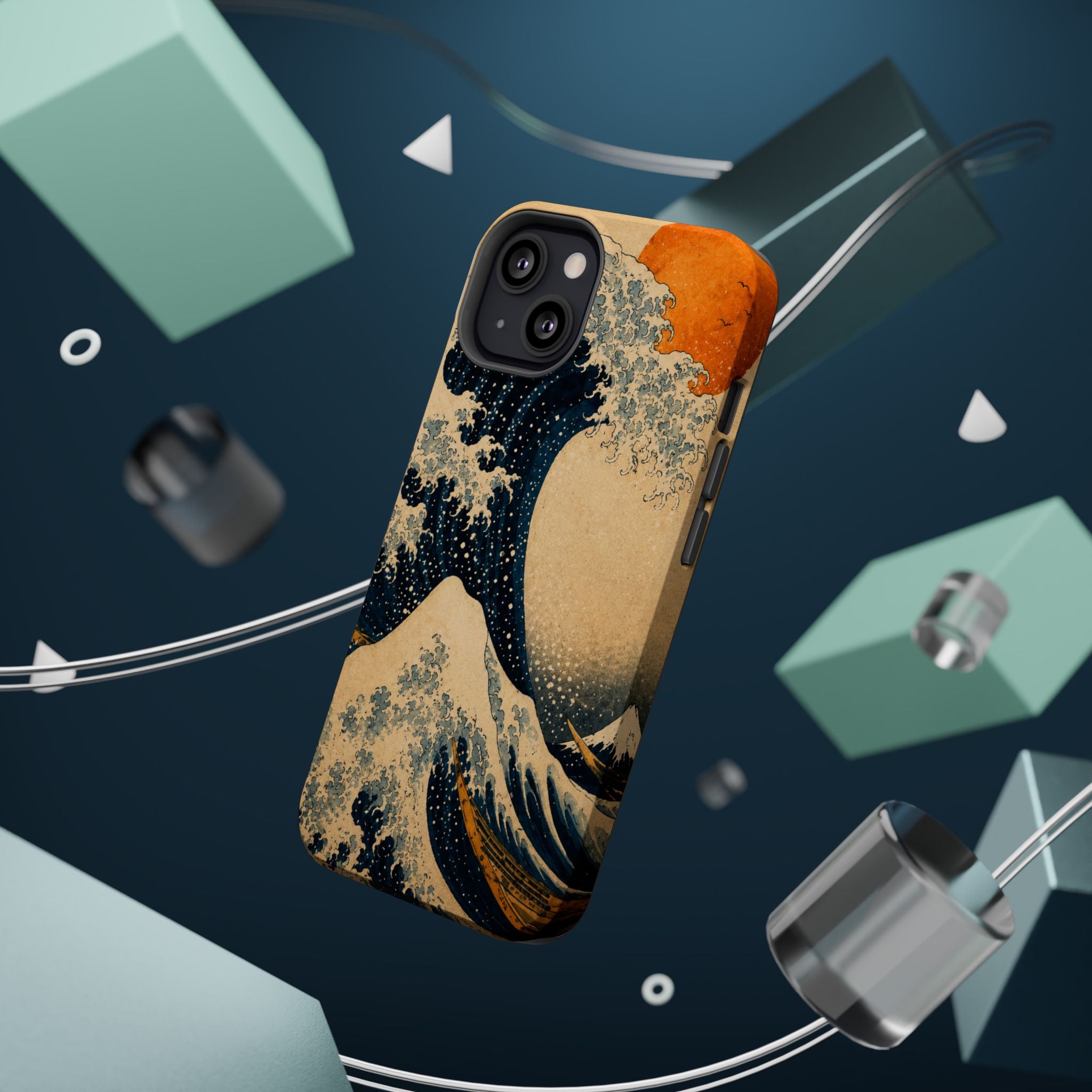 The Great Wave Phone Case — Magnetic Impact-Resistant iPhone Cover
