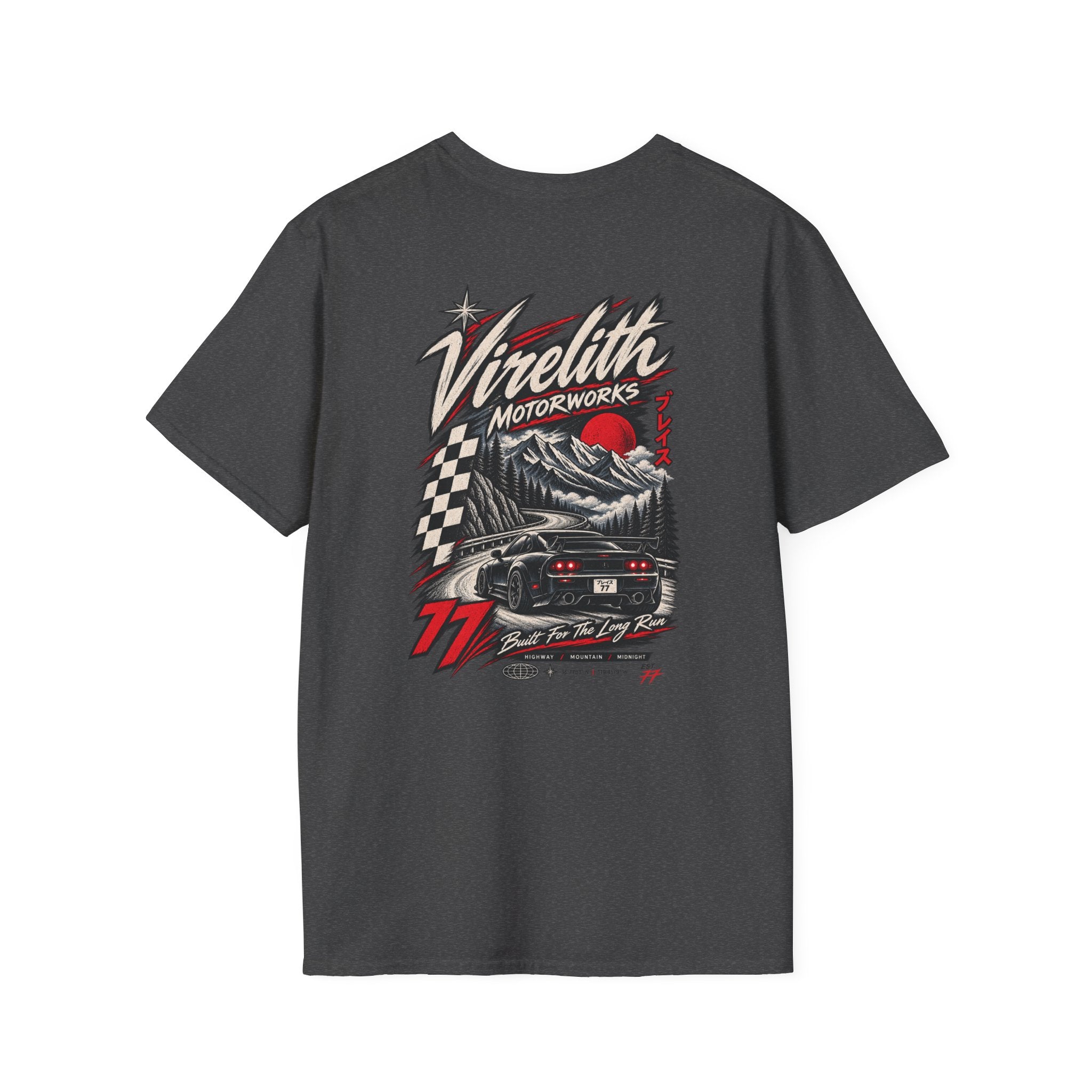 Venetta Retro Script T-Shirt | Vintage Chest Logo Graphic Tee