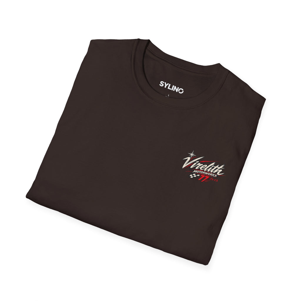 Venetta Retro Script T-Shirt | Vintage Chest Logo Graphic Tee