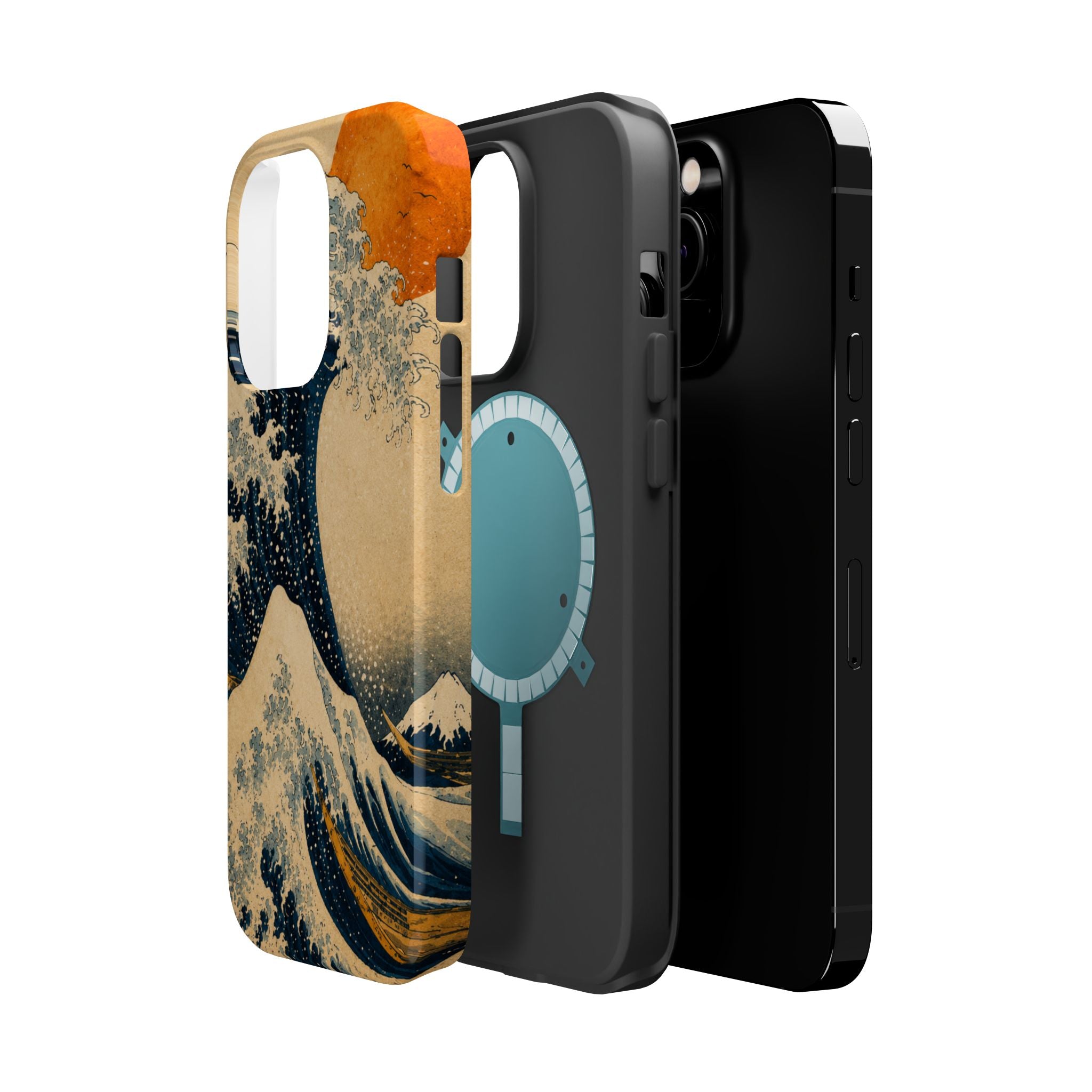 The Great Wave Phone Case — Magnetic Impact-Resistant iPhone Cover
